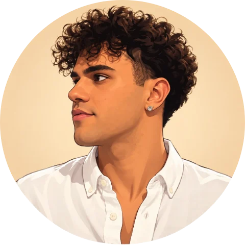 Illustrated portrait of Nick Vivarelli